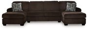 Kimlee Sectional with Double Chaise - Furniture Home Store (Hanford, CA)