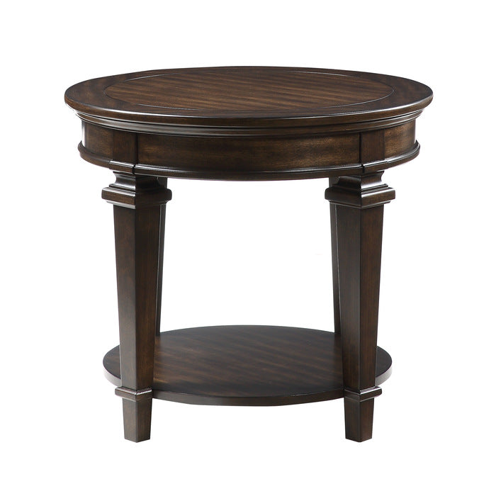 3681-04RD - Round End Table - Furniture Home Store (Hanford, CA)