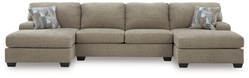 Newellen Sectional with Double Chaise - Furniture Home Store (Hanford, CA)