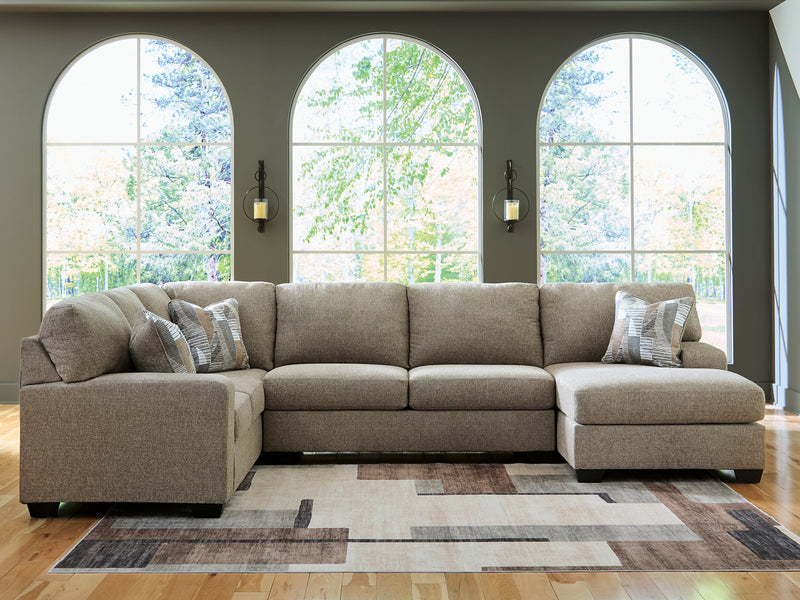 Newellen Sleeper Sectional with Chaise - Furniture Home Store (Hanford, CA)
