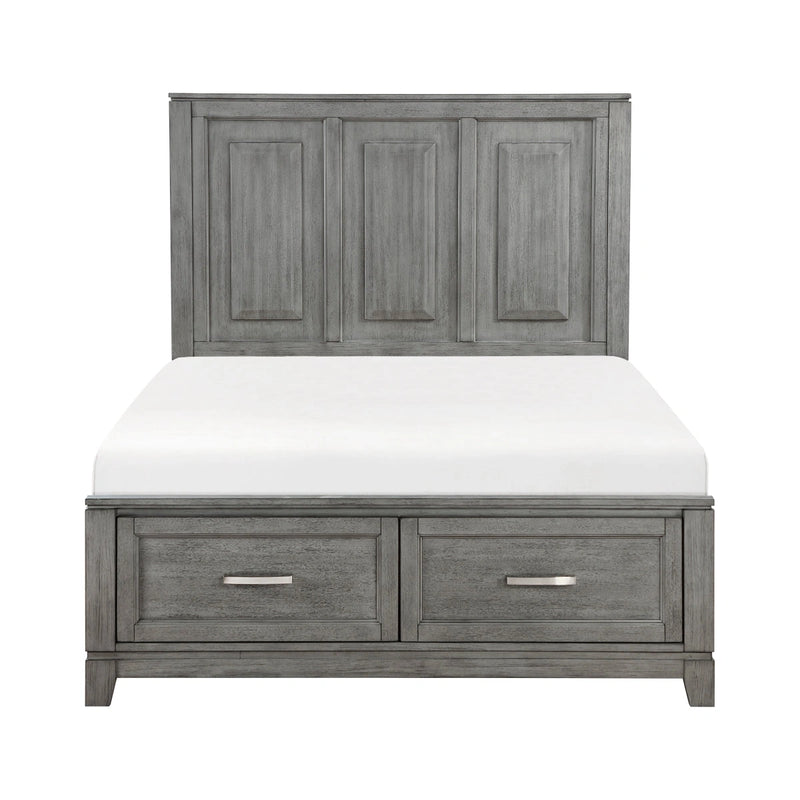 Garretson Full Platform Bed with Footboard Storage image