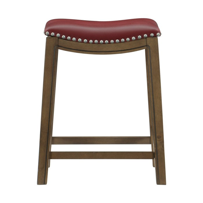 5682RED-24 - 24 Counter Height Stool, Red - Furniture Home Store (Hanford, CA)