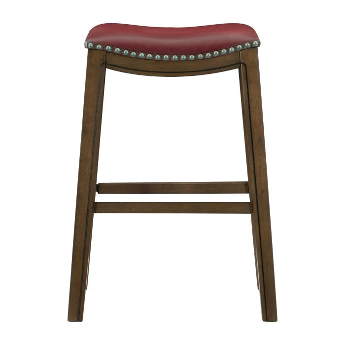 5682RED-29 - 29 Pub Height Stool, Red - Furniture Home Store (Hanford, CA)