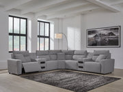 Modmax II Power Reclining Sectional with Audio Consoles - Furniture Home Store (Hanford, CA)