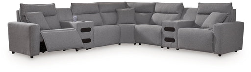 Modmax II Power Reclining Sectional with Audio Consoles - Furniture Home Store (Hanford, CA)