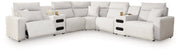 Modmax II Power Reclining Sectional with Audio Consoles - Furniture Home Store (Hanford, CA)