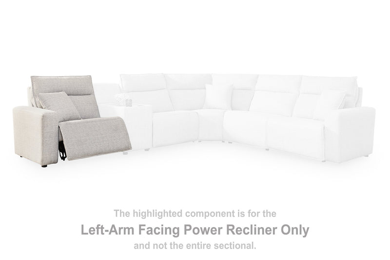Modmax II Power Reclining Sectional with Audio Consoles - Furniture Home Store (Hanford, CA)