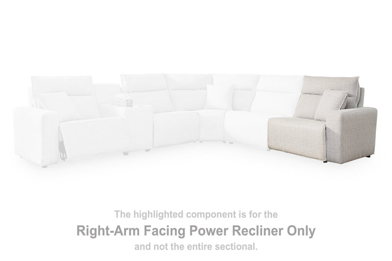 Modmax II Power Reclining Sectional with Audio Consoles - Furniture Home Store (Hanford, CA)
