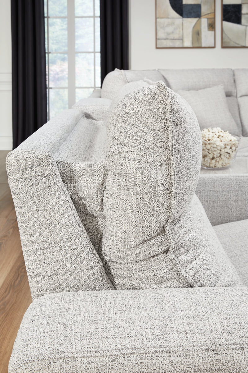 Modmax II Power Reclining Sectional with Audio Consoles - Furniture Home Store (Hanford, CA)