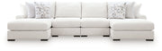 Misty-Lakes Double Chaise Sectional - Furniture Home Store (Hanford, CA)