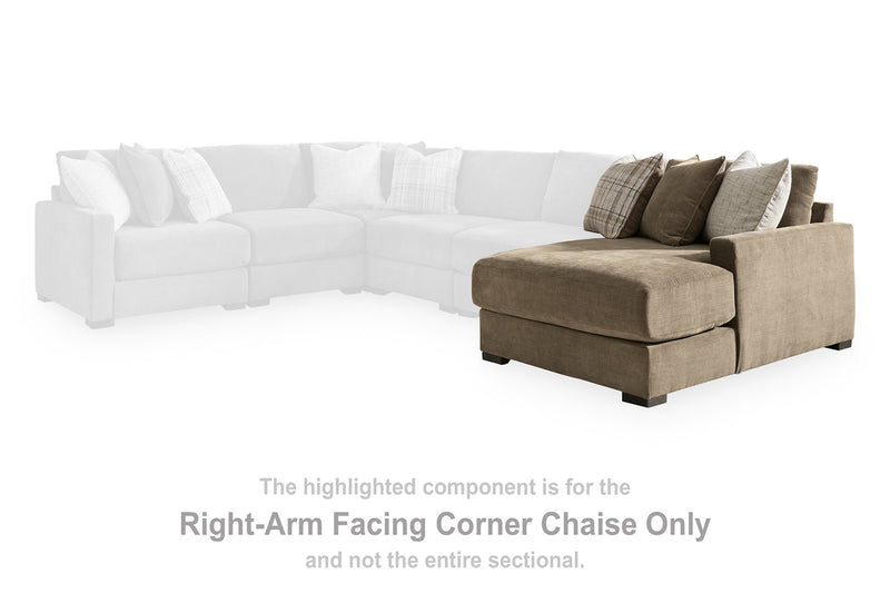 Camellia-Court Double Chaise Sectional - Furniture Home Store (Hanford, CA)