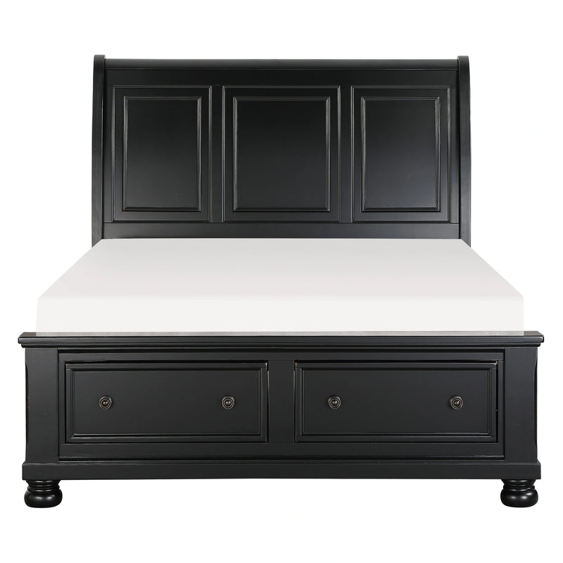 Laurelin-(3)Queen Sleigh Platform Bed with Footboard Storage image