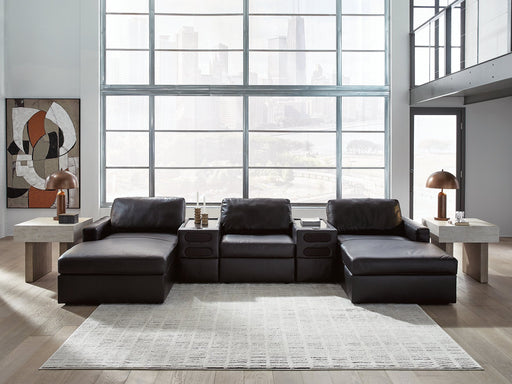 Modmax II Double Chaise Sectional with Audio Consoles - Furniture Home Store (Hanford, CA)