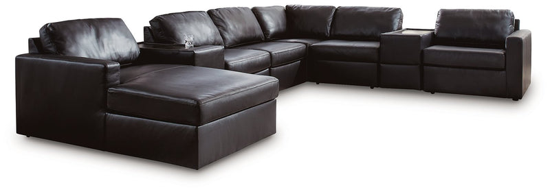 Modmax II Sectional with Chaise and Storage Consoles - Furniture Home Store (Hanford, CA)
