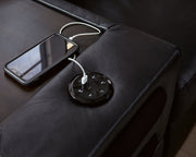 Modmax II Sectional with Chaise and Audio Consoles - Furniture Home Store (Hanford, CA)