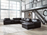 Modmax II Sectional with Chaise and Audio Consoles - Furniture Home Store (Hanford, CA)