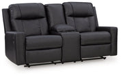 Mackmenville Reclining Loveseat with Console - Furniture Home Store (Hanford, CA)