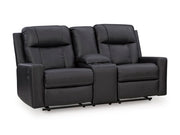 Mackmenville Reclining Loveseat with Console - Furniture Home Store (Hanford, CA)