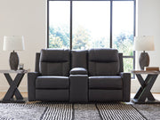 Mackmenville Reclining Loveseat with Console - Furniture Home Store (Hanford, CA)