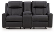 Mackmenville Reclining Loveseat with Console - Furniture Home Store (Hanford, CA)