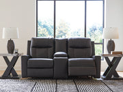 Mackmenville Reclining Loveseat with Console - Furniture Home Store (Hanford, CA)