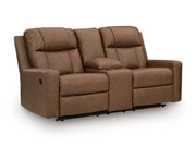 Mackmenville Reclining Loveseat with Console - Furniture Home Store (Hanford, CA)