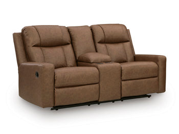 Mackmenville Reclining Loveseat with Console - Furniture Home Store (Hanford, CA)
