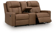 Mackmenville Reclining Loveseat with Console - Furniture Home Store (Hanford, CA)