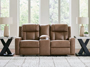 Mackmenville Reclining Loveseat with Console - Furniture Home Store (Hanford, CA)