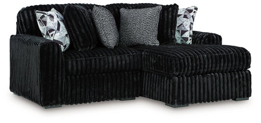 Midnight-Madness Sectional with Chaise - Furniture Home Store (Hanford, CA)