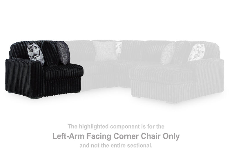 Midnight-Madness Sectional Sofa - Furniture Home Store (Hanford, CA)