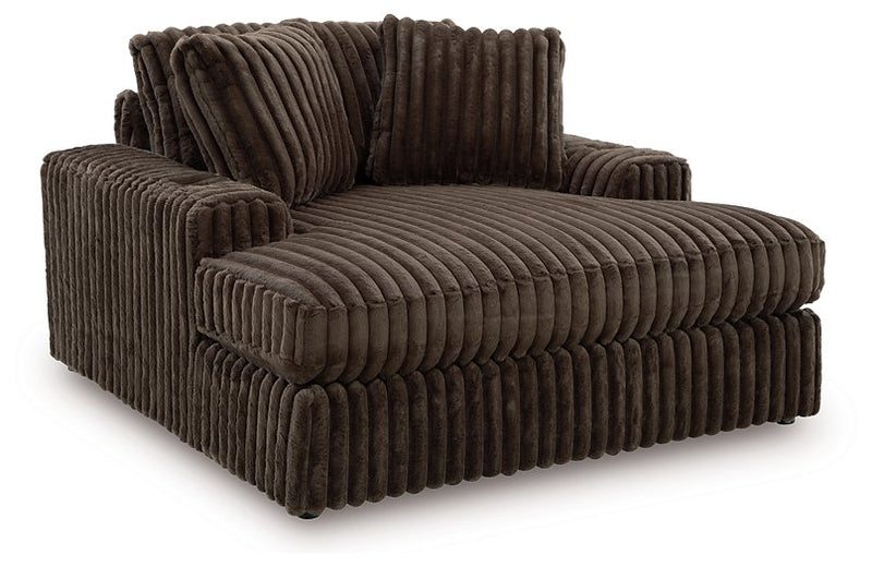 Midnight-Madness Oversized Chaise - Furniture Home Store (Hanford, CA)