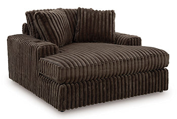 Midnight-Madness Oversized Chaise - Furniture Home Store (Hanford, CA)