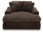 Midnight-Madness Oversized Chaise - Furniture Home Store (Hanford, CA)