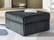 Midnight-Madness Oversized Accent Ottoman - Furniture Home Store (Hanford, CA)
