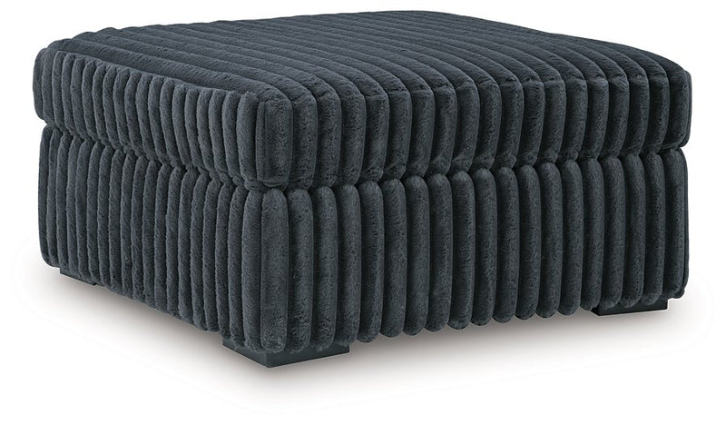 Midnight-Madness Oversized Accent Ottoman - Furniture Home Store (Hanford, CA)