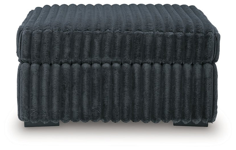 Midnight-Madness Oversized Accent Ottoman - Furniture Home Store (Hanford, CA)