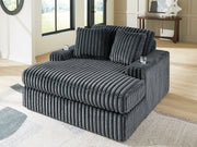 Midnight-Madness Oversized Chaise - Furniture Home Store (Hanford, CA)