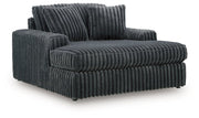 Midnight-Madness Oversized Chaise - Furniture Home Store (Hanford, CA)
