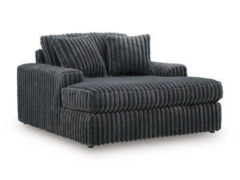 Midnight-Madness Oversized Chaise - Furniture Home Store (Hanford, CA)