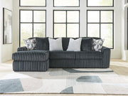 Midnight-Madness Sectional Sofa with Chaise - Furniture Home Store (Hanford, CA)