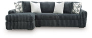 Midnight-Madness Sectional Sofa with Chaise - Furniture Home Store (Hanford, CA)
