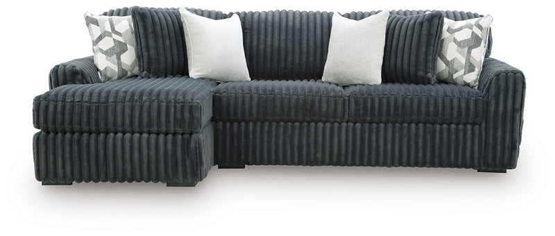 Midnight-Madness Sectional Sofa with Chaise - Furniture Home Store (Hanford, CA)