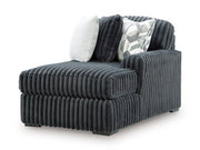 Midnight-Madness Sectional Sofa with Chaise - Furniture Home Store (Hanford, CA)