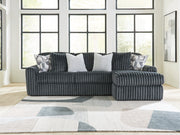 Midnight-Madness Sectional Sofa with Chaise - Furniture Home Store (Hanford, CA)