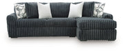 Midnight-Madness Sectional Sofa with Chaise - Furniture Home Store (Hanford, CA)