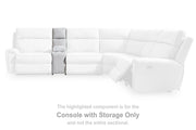Social Pointe Reclining Sectional with Storage Consoles - Furniture Home Store (Hanford, CA)