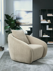 Yahya Swivel Accent Chair - Furniture Home Store (Hanford, CA)
