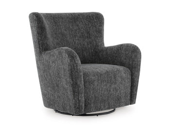 Rowenburg Swivel Glider Accent Chair - Furniture Home Store (Hanford, CA)