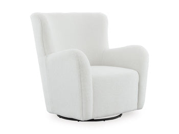 Rowenburg Swivel Glider Accent Chair - Furniture Home Store (Hanford, CA)